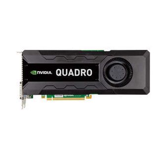 New NVIDIA Quadro K5000 professional graphics card - front shot