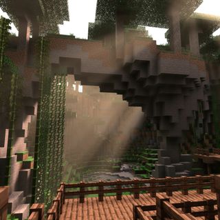 Minecraft with RTX On