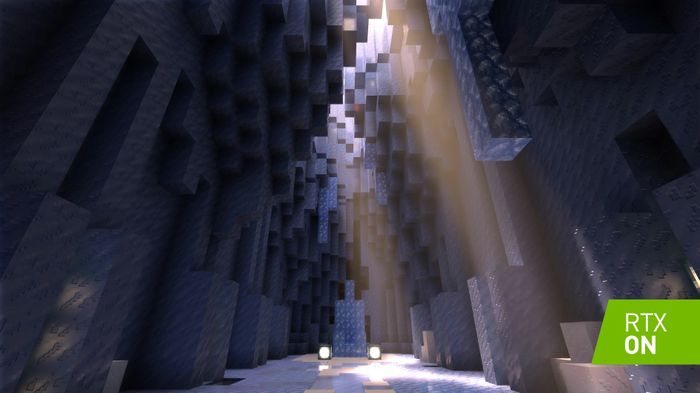 Minecraft with RTX On