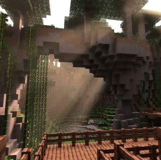 Minecraft with RTX On