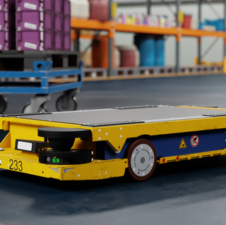 BMW Group STR Dolly in Isaac Sim