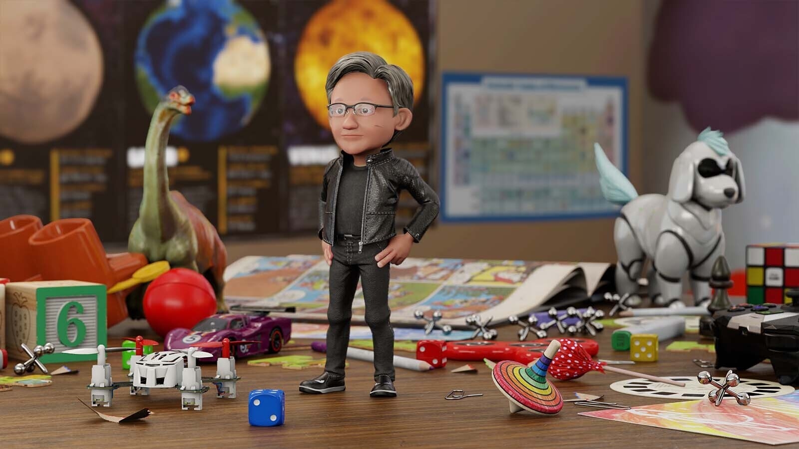 NVIDIA Omniverse Avatar With Toy Jensen