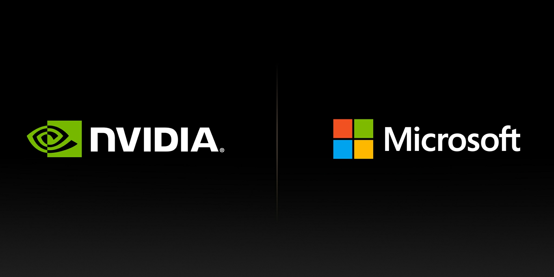 NVIDIA and Microsoft logos