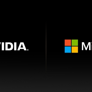 NVIDIA and Microsoft logos