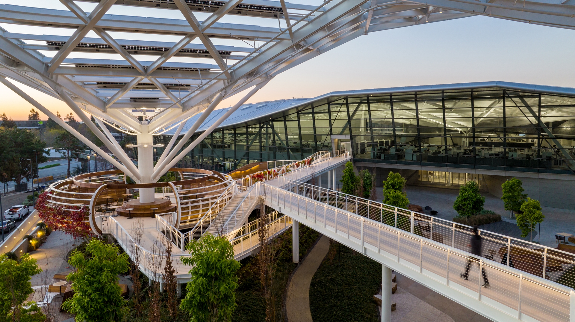 NVIDIA Voyager Park and Walkway