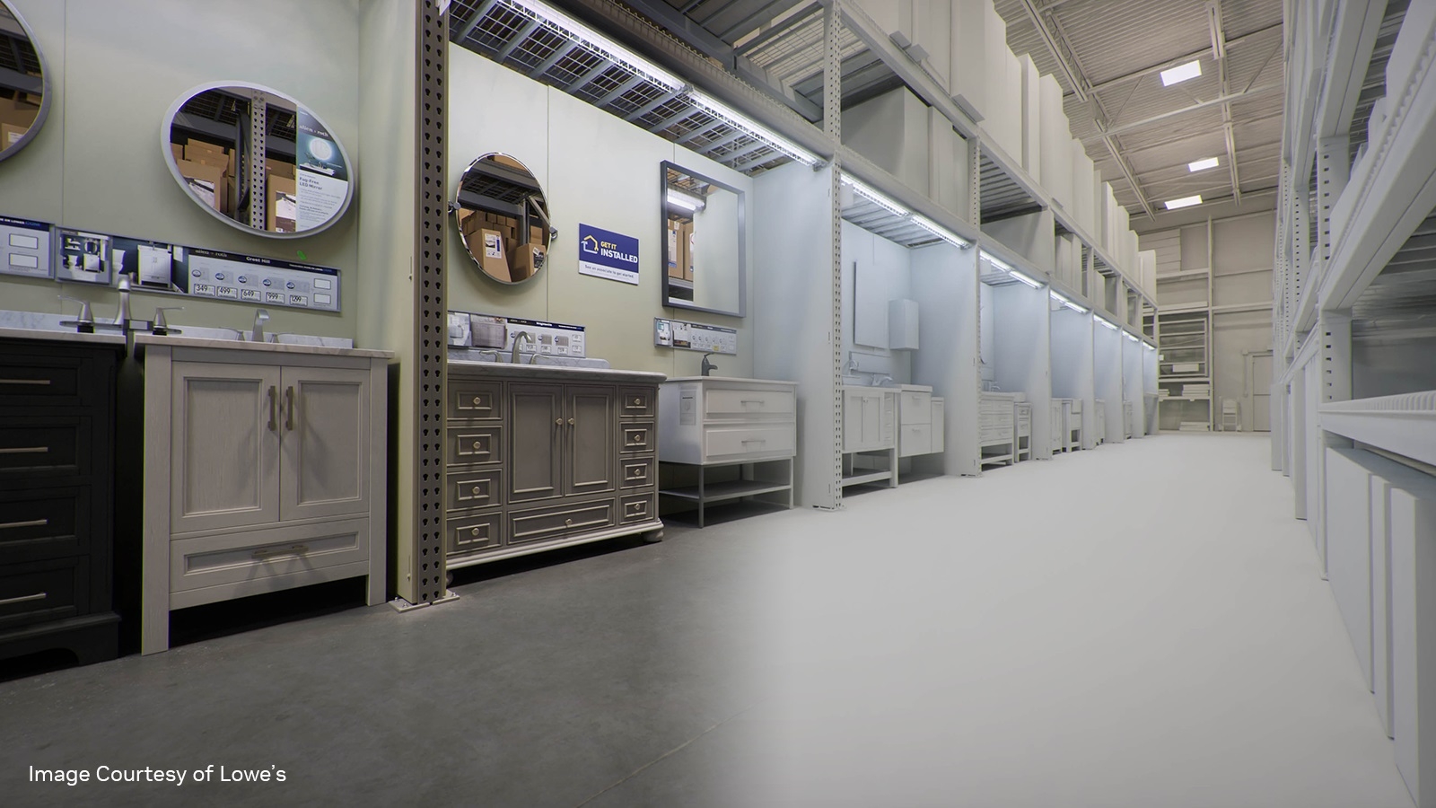 Lowe's Digital Twin in Omniverse