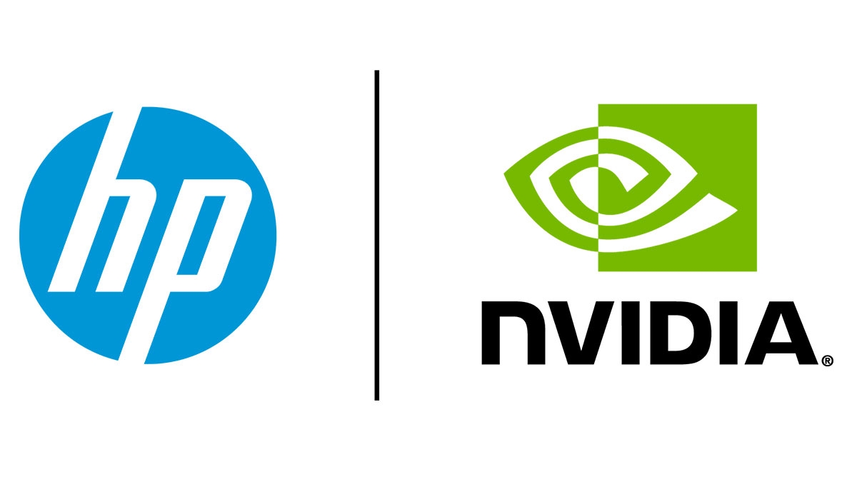 HP and NVIDIA Logos