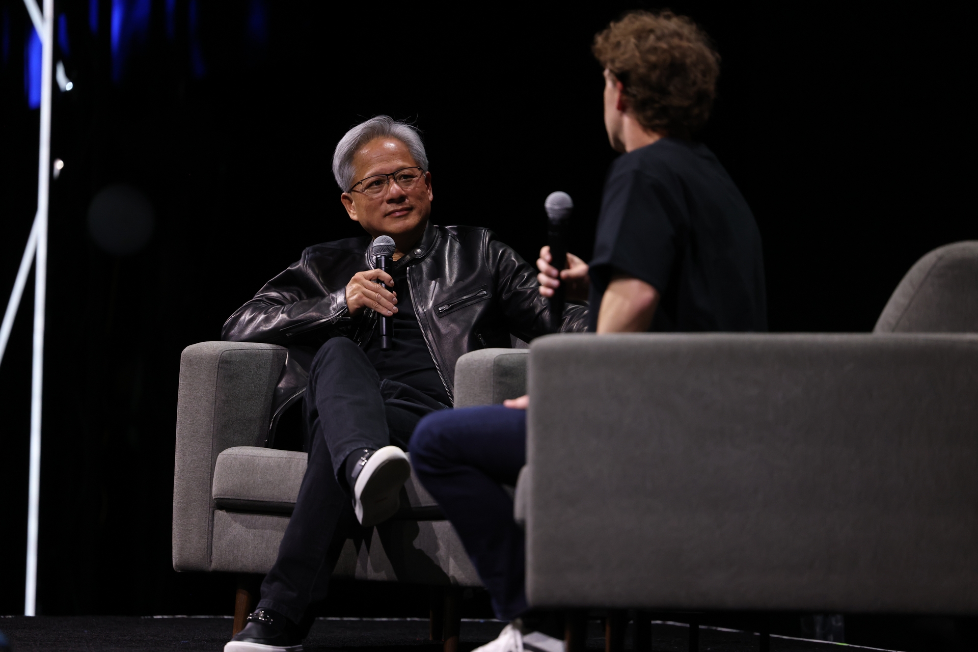 NVIDIA CEO Jensen Huang Speaks With Meta CEO Mark Zuckerberg