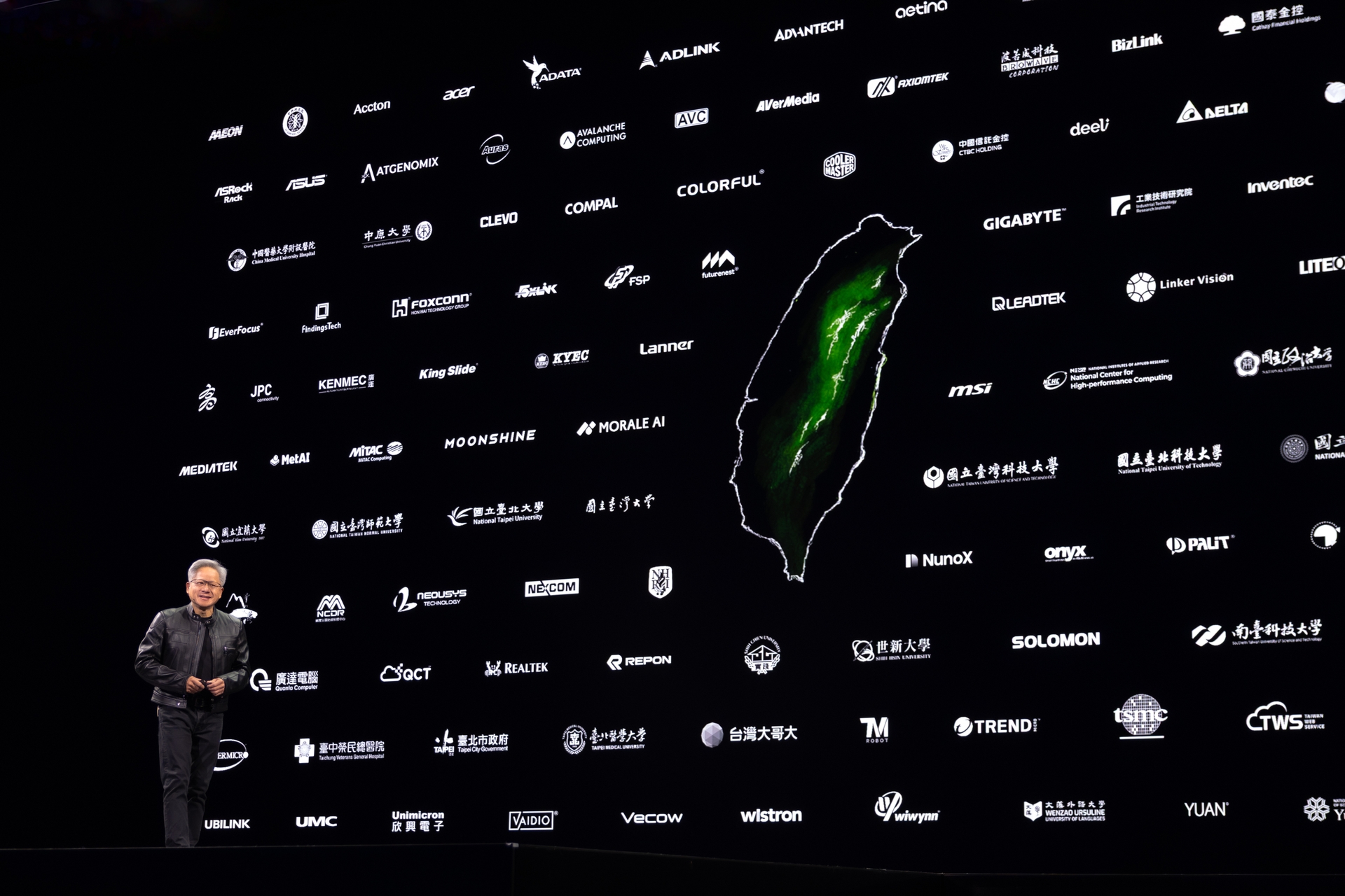 NVIDIA CEO Jensen Huang Spotlights Taiwan Partners