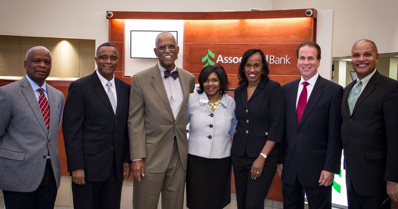 Jackie Joyner-Kersee celebrates Associated Bank's grand reopening of Missouri Ave. branch
