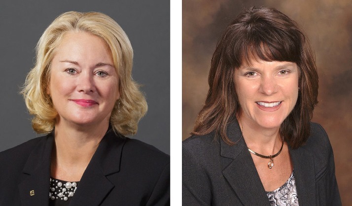 Judith M. Docter (left) and Angie M. DeWitt 