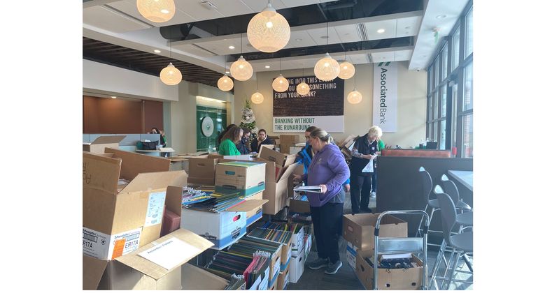 Associated Bank donates office supplies to over 20 local nonprofits 