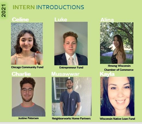 Associated Bank's first Nonprofit Internship Program welcome interns 