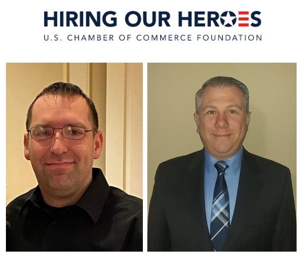 Associated Bank welcomes Lawrence Gorton and Thomas Stady through the Hiring Our Heroes Program. 