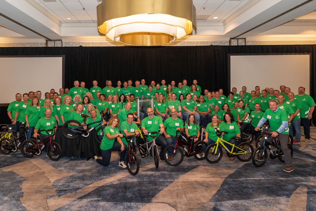 Students at Boys & Girls Clubs of Greater Milwaukee will receive new bike's from Associated Bank leaders 