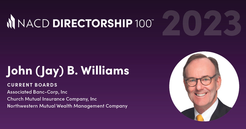 Associated Bank’s Jay Williams named to List of Influential Leaders
