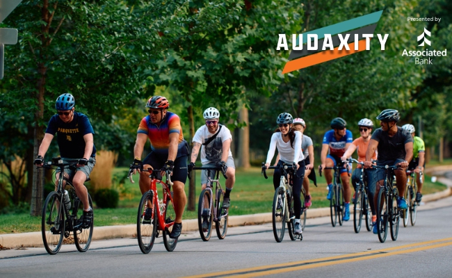 Audaxity fundraising bike ride.