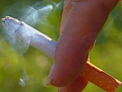 Close-up of a cigarette.copyright American Heart Association