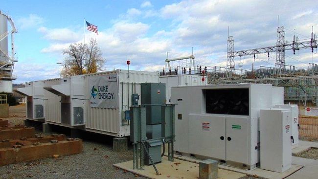Batteries spring to life at retired Duke Energy coal plant