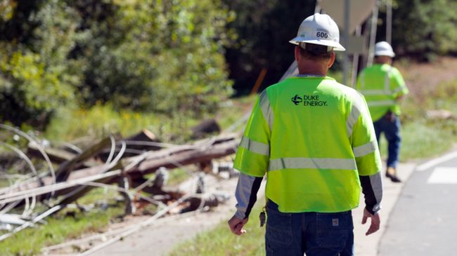Duke Energy estimates power restoration times for Carolinas customers in aftermath of Hurricane Matthew