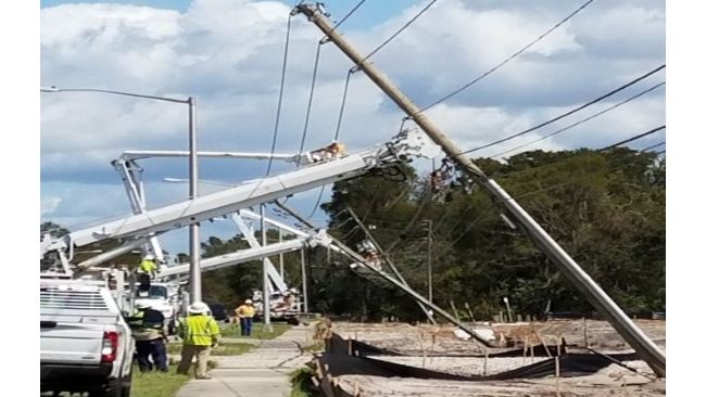Duke Energy Florida announces 99 percent of customers' power restored in 21 counties; provides revised restoration times for remainder