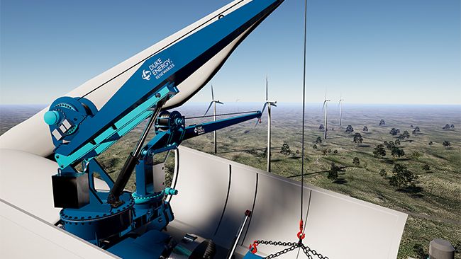Duke Energy to use innovative technology to make wind turbine repair faster and cleaner