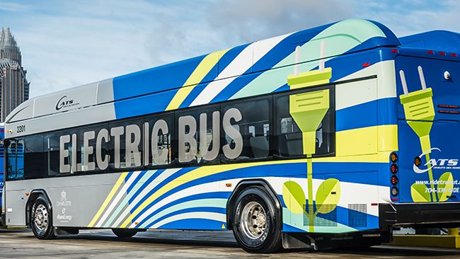 Charlotte Area Transit System, eTransEnergy celebrate launch of Battery Electric Bus pilot program on Earth Day