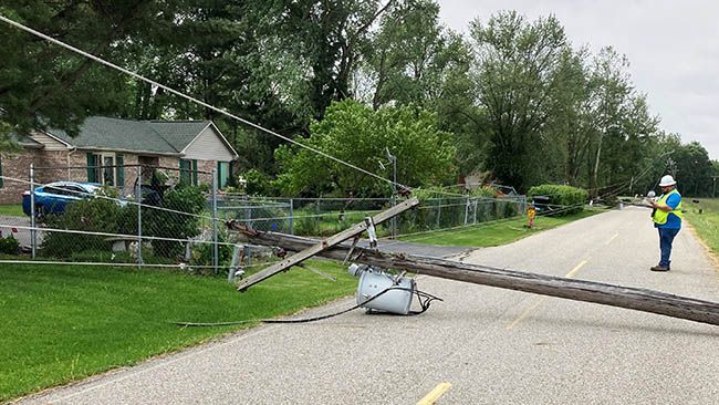 Duke Energy crews restore power to 43,000 customers in Indiana following storms; damage assessment continues