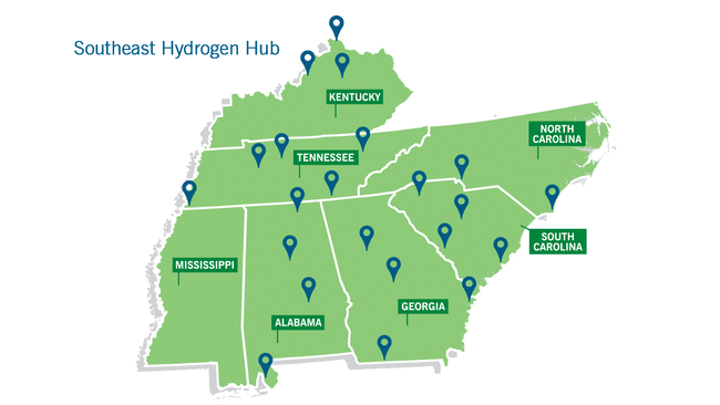 U.S. Department of Energy encourages Southeast Hydrogen Hub to submit full application for federal funding