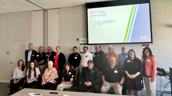 Duke Energy hosts annual Storm School, awards $55,000 in Foundation grants to local EMA organizations