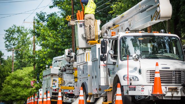 Duke Energy restores power to more than 180,000 customers, after severe storms hit the Carolinas