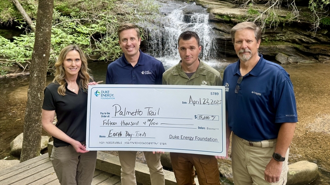 Duke Energy marks Earth Month in South Carolina with $375,000 in grants to fight trash, promote tree planting, sustain trail access 
