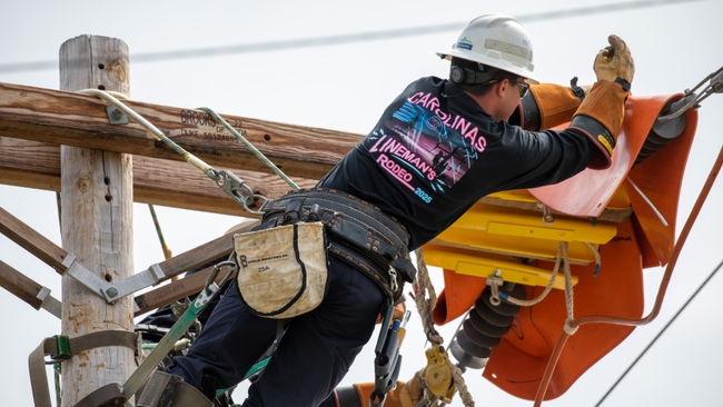 30 Duke Energy lineworkers from across Carolinas secure spots to compete at International Lineman’s Rodeo this fall 