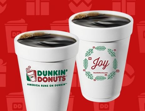 NEW CONTEST CELEBRATES THE JOY OF DUNKIN’ DONUTS COFFEE DURING THE HOLIDAYS