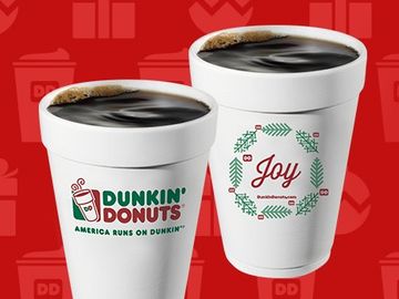 NEW CONTEST CELEBRATES THE JOY OF DUNKIN’ DONUTS COFFEE DURING THE HOLIDAYS NEW CONTEST CELEBRATES THE JOY OF DUNKIN’ DONUTS COFFEE DURING THE HOLIDAYS
