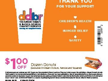THE DUNKIN’ DONUTS & BASKIN-ROBBINS COMMUNITY FOUNDATION  ANNOUNCES RETURN OF THE NATIONAL COMMUNITY CUPS® PROGRAM