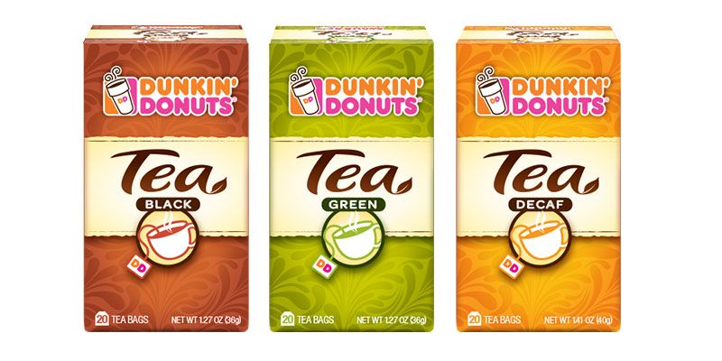 PACKAGED TEA HAS A NEW LOOK AT DUNKIN’ DONUTS