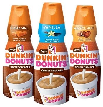 Announcing NEW Dunkin' Donuts Coffee Creamer Flavors!
