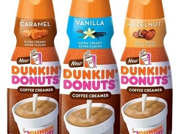 Announcing NEW Dunkin' Donuts Coffee Creamer Flavors!