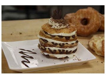 Craving something DDelicious? Try our Croissant Donut Tiramisu Napoleon!