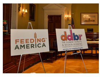Dunkin' Donuts & Baskin-Robbins Community Foundation Partners with Feeding America