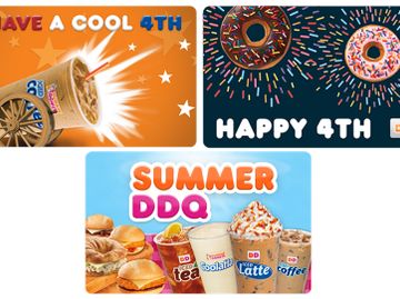 Celebrate the Fourth of July with Dunkin' Donuts