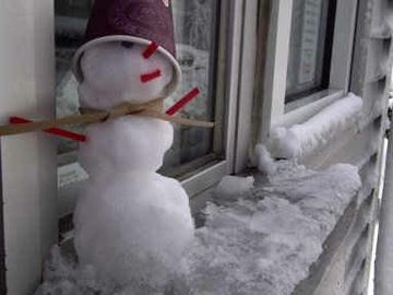 A Snowman in the Drive-Thru? IntroDDucing Joey the Snowman…