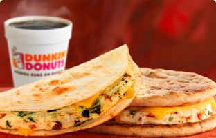 Eat Smarter in 2011: Dunkin’ Donuts Unveils Two New Varieties of Egg White Wake-Up Wraps
