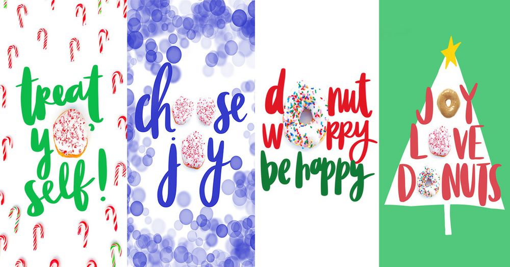 Bring the Joy of Donuts to Your Mobile Screen with Festive Wallpapers
