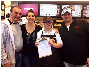 Connecticut Dunkin’ Donuts Franchisees Help “Spread the Word to End the Word” in Celebration of Employee Anders Carlson