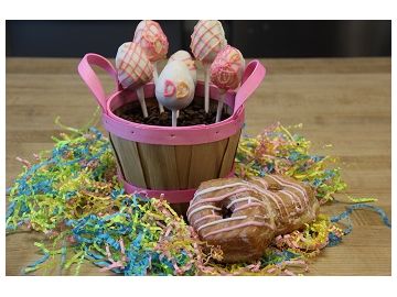Culinary Corner: Easter Cake Pops Featuring the Strawberry Shortcake Croissant Donut
