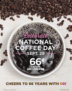 National Coffee Day is coming…get ready to celebrate!  