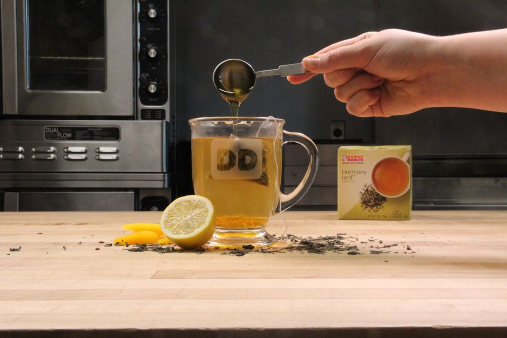 Bourbon Peach Green Tea Toddy