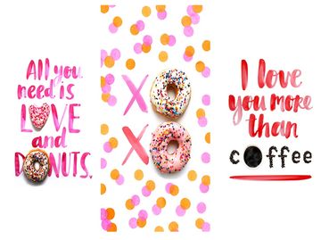 Valentine’s Day Themed Mobile Wallpapers from Dunkin’ Donuts